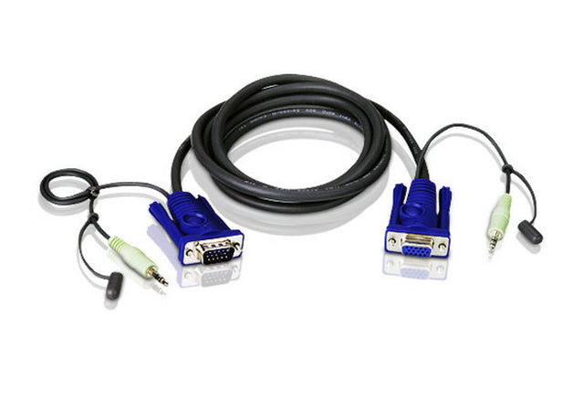 ATEN 2L2402A KVM cable Blue, Black 1.8 m