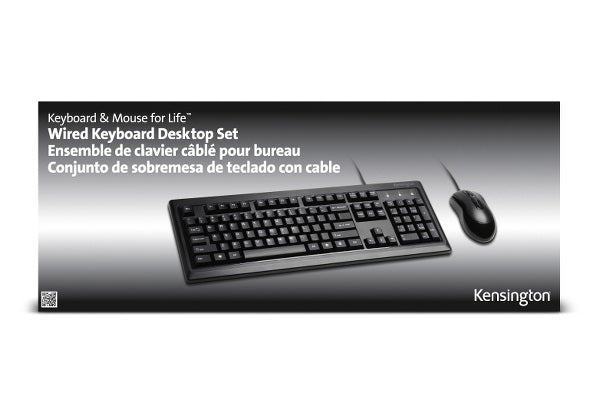 Kensington K72436AM keyboard Mouse included USB Black