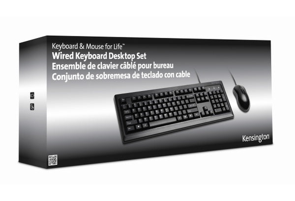 Kensington K72436AM keyboard Mouse included USB Black