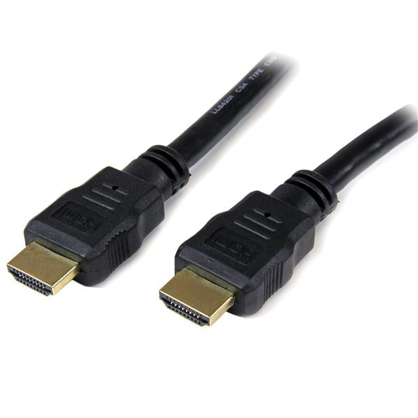 StarTech.com 1ft (30cm) HDMI Cable - 4K High Speed HDMI Cable with Ethernet - UHD 4K 30Hz Video - HDMI 1.4 Cable - Ultra HD HDMI Monitors, Projectors, TVs & Displays - Black HDMI Cord - M/M