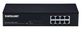 Intellinet 8-Port Fast Ethernet PoE+ Switch, 8 x PoE ports, IEEE 802.3at/af Power-over-Ethernet (PoE+/PoE), Endspan, Desktop, Box
