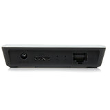StarTech.com USB 3.0 to Gigabit Ethernet NIC Network Adapter with 3 Port Hub - White