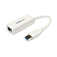 StarTech.com USB 3.0 to Gigabit Ethernet Network Adapter, 10/100/1000 Mbps, USB to RJ45, USB 3.0 to LAN Adapter, USB 3.0 Ethernet Adapter (GbE), TAA Compliant