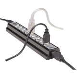 Manhattan USB-A 10-Port Desktop Hub, 10x USB-A Ports, 480 Mbps (USB 2.0), Powered via USB or external power supply (not included) for increased power to connected devices