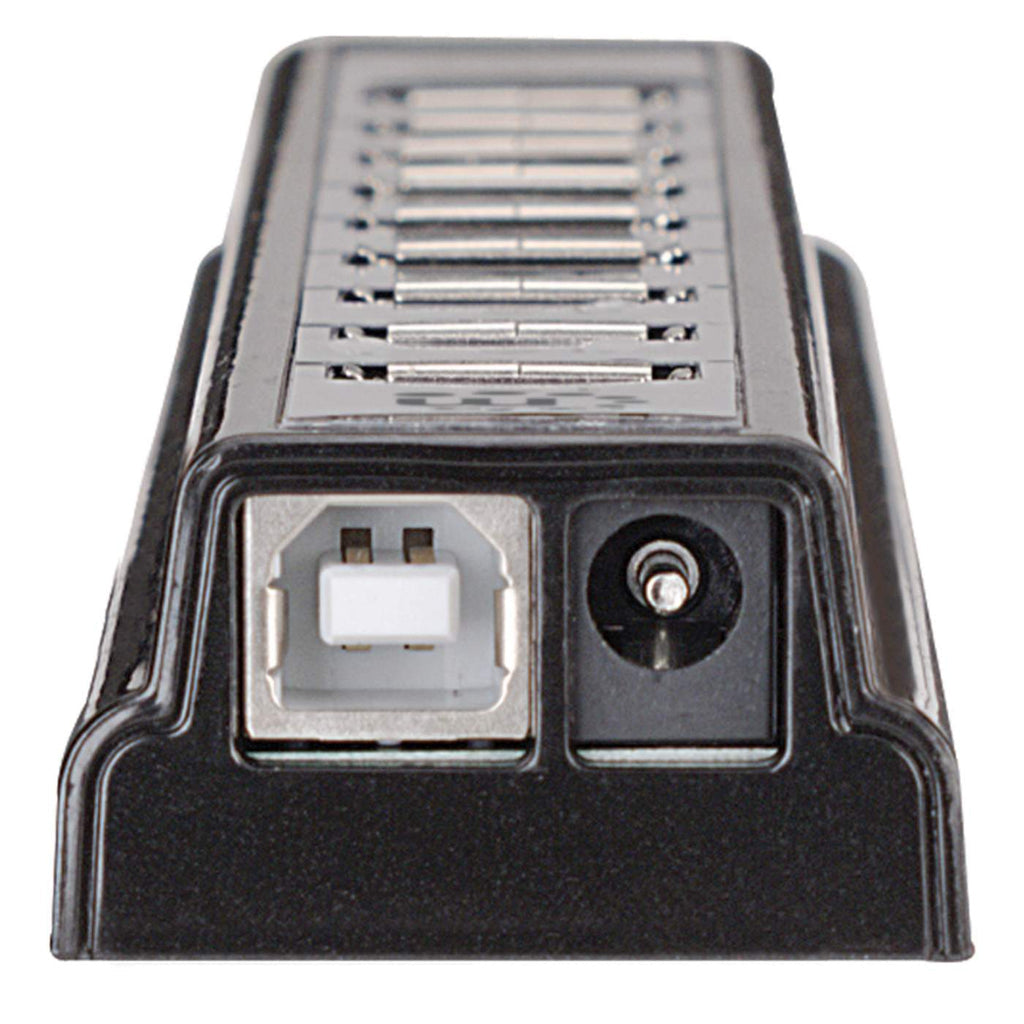 Manhattan USB-A 10-Port Desktop Hub, 10x USB-A Ports, 480 Mbps (USB 2.0), Powered via USB or external power supply (not included) for increased power to connected devices