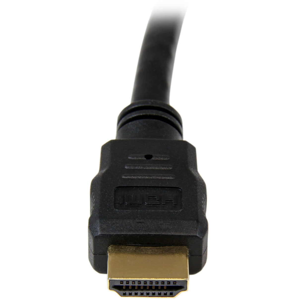 StarTech.com 1.6ft (50cm) HDMI Cable - 4K High Speed HDMI Cable with Ethernet - UHD 4K 30Hz Video - HDMI 1.4 Cable - Ultra HD HDMI Monitors, Projectors, TVs & Displays - Black HDMI Cord - M/M