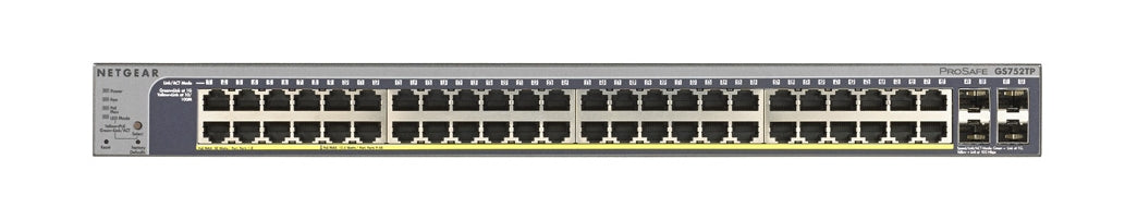 NETGEAR GS752TP Managed L3 Gigabit Ethernet (10/100/1000) Power over Ethernet (PoE) Grey