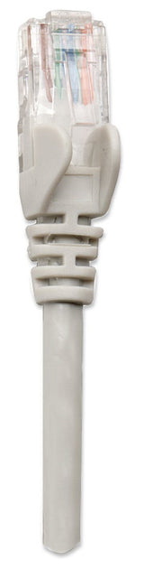 Intellinet Network Patch Cable, Cat6, 3m, Grey, CCA, U/UTP, PVC, RJ45, Gold Plated Contacts, Snagless, Booted, Lifetime Warranty