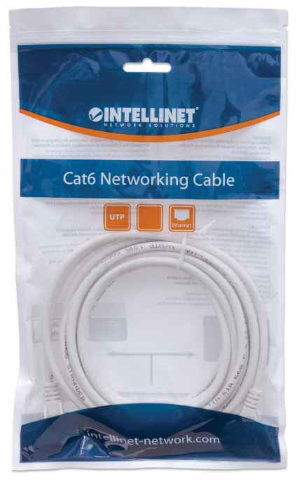 Intellinet 341943 networking cable White 1 m Cat6