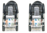 Intellinet Network Patch Cable, Cat6, 0.5m, Black, CCA, U/UTP, PVC, RJ45, Gold Plated Contacts, Snagless, Booted, Lifetime Warranty