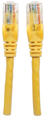 Intellinet Network Patch Cable, Cat6, 1.5m, Yellow, CCA, U/UTP, PVC, RJ45, Gold Plated Contacts, Snagless, Booted, Lifetime Warranty