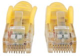 Intellinet Network Patch Cable, Cat6, 3m, Yellow, CCA, U/UTP, PVC, RJ45, Gold Plated Contacts, Snagless, Booted, Lifetime Warranty