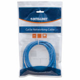 Intellinet Network Patch Cable, Cat6, 7.5m, Blue, CCA, U/UTP, PVC, RJ45, Gold Plated Contacts, Snagless, Booted, Lifetime Warranty