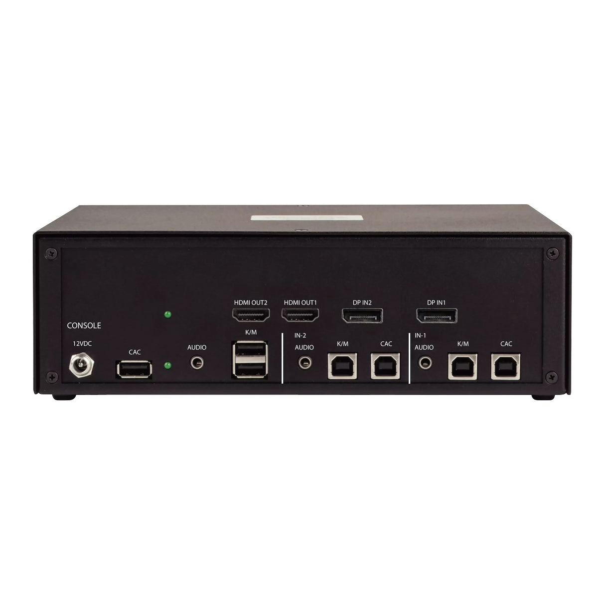 StarTech.com Secure 2-Port Dual-Monitor KVM Switch, 1x DisplayPort In to 2x HDMI Out, 4K 30Hz, NIAP 4.0 Desktop KVM, CAC, Metal Housing, Made in the USA