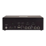 StarTech.com Secure 2-Port Dual-Monitor KVM Switch, 1x DisplayPort In to 2x HDMI Out, 4K 30Hz, NIAP 4.0 Desktop KVM, CAC, Metal Housing, Made in the USA