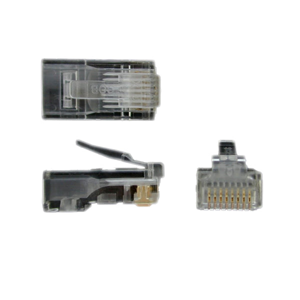 StarTech.com Cat 5e RJ45 Solid Modular Plug Connector - 50 Pack