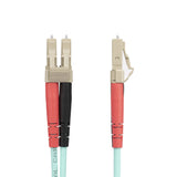 StarTech.com 25m (82ft) LC/UPC to LC/UPC OM4 Multimode Fiber Optic Cable, 50/125µm LOMMF/VCSEL Zipcord Fiber, 100G, Low Insertion Loss - LSZH Fiber Jumper Cord