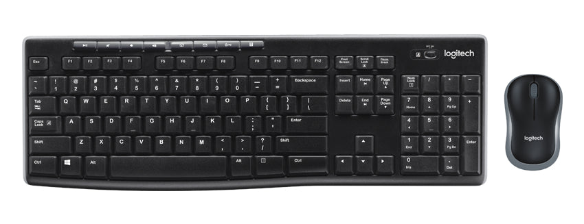 Logitech 920-004536 keyboard Mouse included Home RF Wireless QWERTY English Black