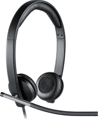Logitech 981-000518 headphones/headset Wired Head-band Office/Call center Black