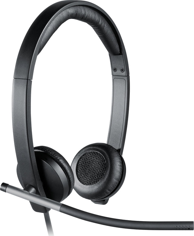 Logitech 981-000518 headphones/headset Wired Head-band Office/Call center Black