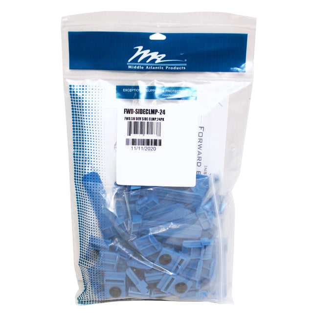 Middle Atlantic Forward Small Device Mounting Clamps - 24 Pack