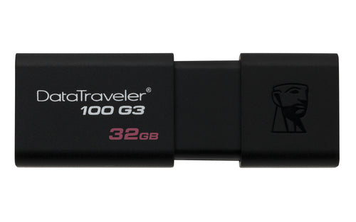 Kingston Technology DataTraveler 100 G3 USB flash drive 32 GB USB Type-A 3.2 Gen 1 (3.1 Gen 1) Black