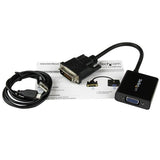 StarTech.com DVI-D to VGA Active Adapter Converter Cable - 1080p