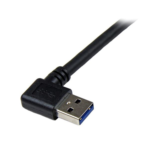 StarTech.com 1m Black SuperSpeed USB 3.0 (5Gbps) Cable - Right Angle A to B - M/M
