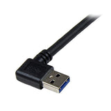 StarTech.com 1m Black SuperSpeed USB 3.0 (5Gbps) Cable - Right Angle A to B - M/M