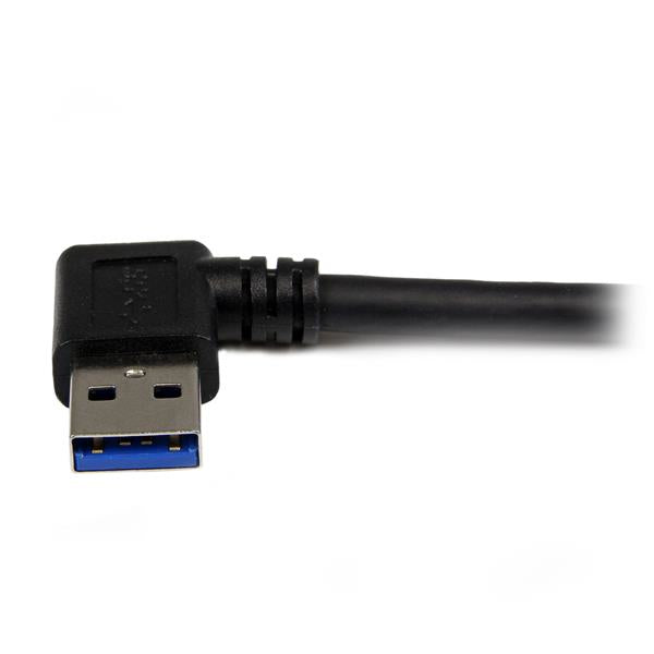StarTech.com 1m Black SuperSpeed USB 3.0 (5Gbps) Cable - Right Angle A to B - M/M