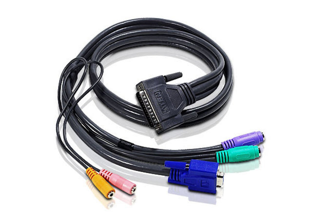 ATEN 4ft PS/2 KVM cable Black 1.1 m