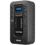 CyberPower EC650LCD uninterruptible power supply (UPS) Standby (Offline) 0.65 kVA 390 W 8 AC outlet(s)