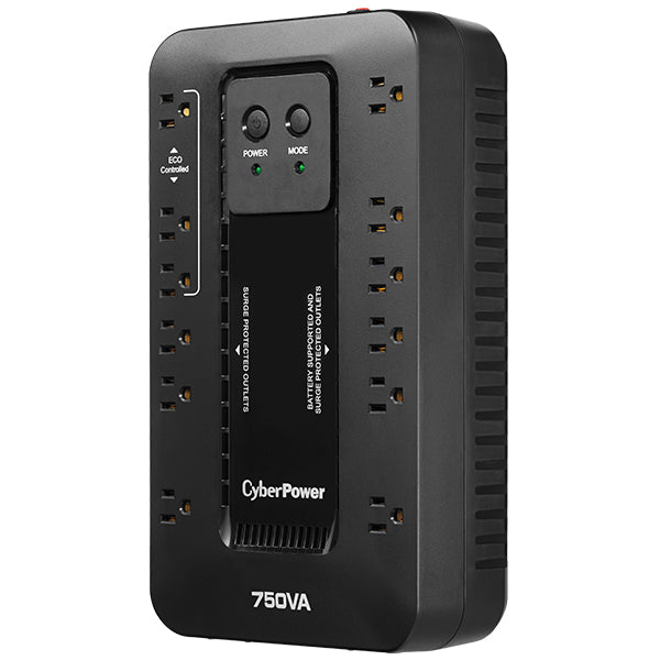 CyberPower EC750G uninterruptible power supply (UPS) Standby (Offline) 0.75 kVA 450 W 12 AC outlet(s)