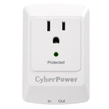 CyberPower CSP100TW surge protector White 1 AC outlet(s) 125 V