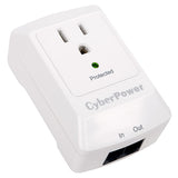 CyberPower CSP100TW surge protector White 1 AC outlet(s) 125 V