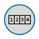 Kensington Serialised Combination Laptop Lock — Silver