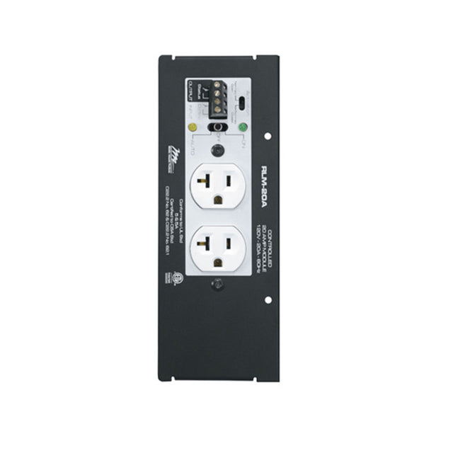 Middle Atlantic RLM-20A socket-outlet Black, White