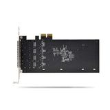 StarTech.com 4-Port GbE SFP Network Card, PCIe 2.0 x2 (x4, x8, x16 Compatible), Intel I350-AM4 4x 1GbE Controller, 1000BASE Copper/Fiber Optic, Desktop/Server Quad-Port Gigabit Ethernet NIC - Windows & Linux