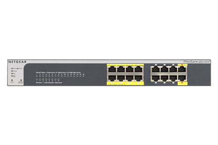 NETGEAR GS516TP-100NAS network switch Managed L2+/L3 Gigabit Ethernet (10/100/1000) Power over Ethernet (PoE) Black, Grey