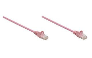 Intellinet Cat6, 1.5m networking cable Pink U/UTP (UTP)