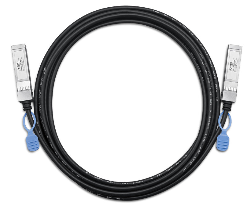 Zyxel DAC10G-3M InfiniBand/fibre optic cable SFP+ Black