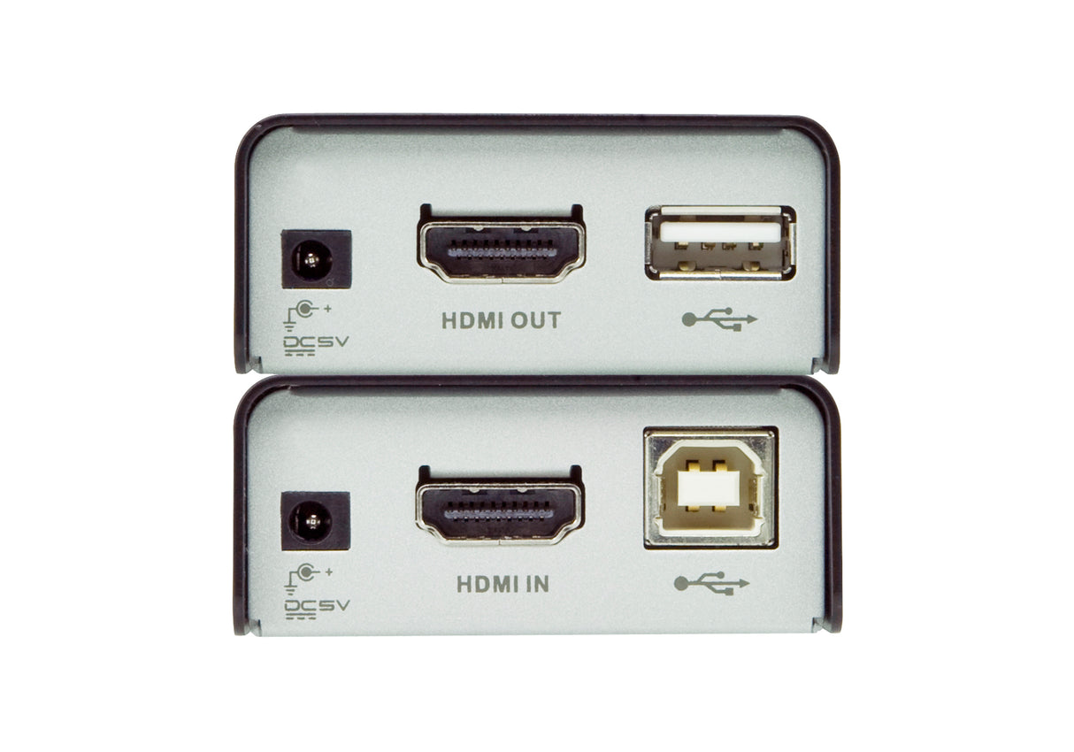 ATEN VE803 AV extender AV transmitter & receiver Black, Grey
