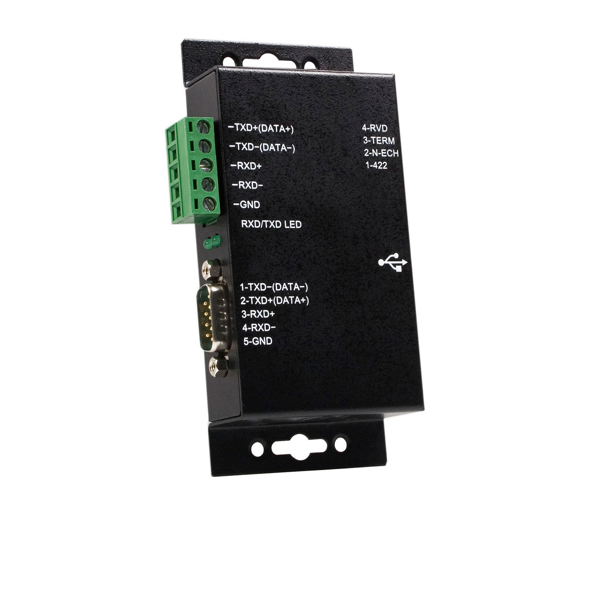 StarTech.com 1 Port Metal Industrial USB to RS422/RS485 Serial Adapter w/ Isolation - TAA