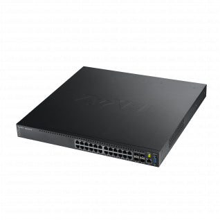 Zyxel XGS3700-24 network switch Managed L2+ Gigabit Ethernet (10/100/1000) Black