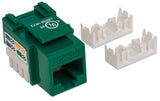 Intellinet Keystone Jack, Cat5e, UTP, Punch-down, Green