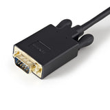 StarTech.com 3ft (91cm) DisplayPort to VGA Cable - Active DisplayPort to VGA Adapter Cable - 1080p Video - DP to VGA Monitor Cable - DP 1.2 to VGA Converter - Latching DP Connector