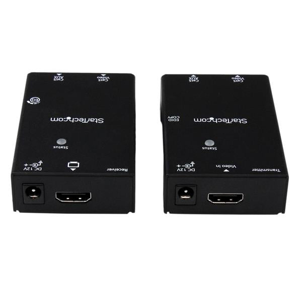 StarTech.com HDMI Over CAT5e/CAT6 Extender with Power Over Cable - 165 ft (50m) - TAA