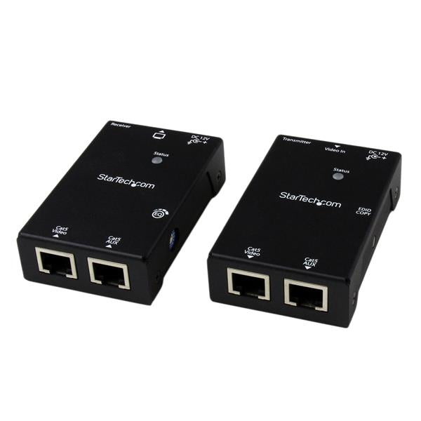 StarTech.com HDMI Over CAT5e/CAT6 Extender with Power Over Cable - 165 ft (50m) - TAA