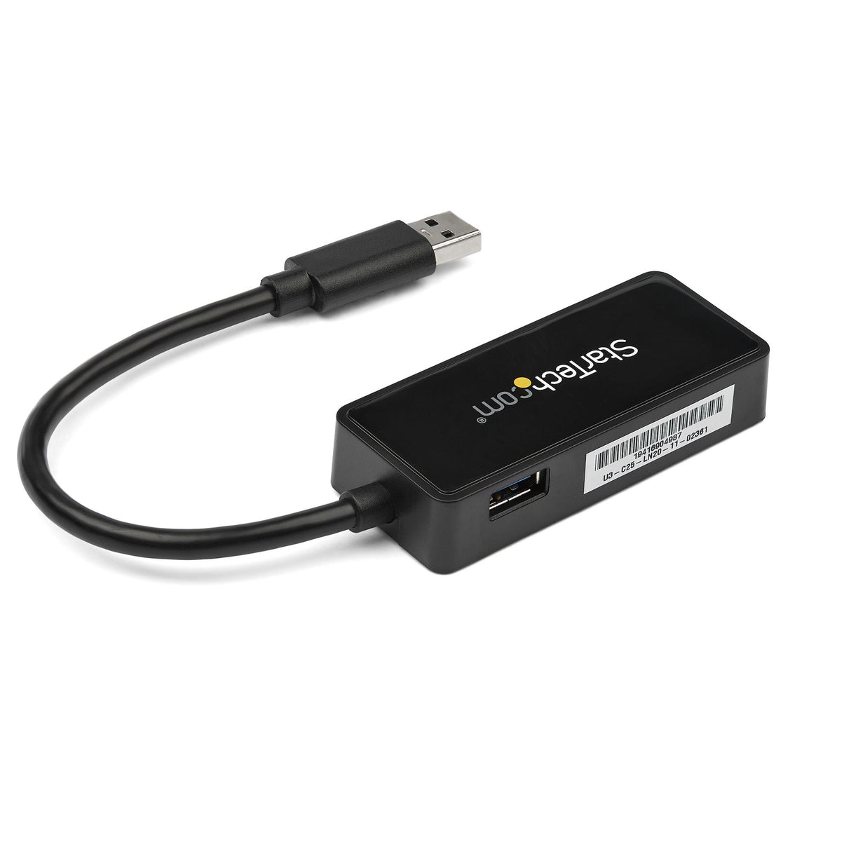 StarTech.com USB 3.0 Ethernet Adapter, USB 3.0 Network Adapter NIC with USB Port, USB to RJ45, USB Passthrough