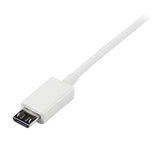 StarTech.com 2m White Micro USB Cable - A to Micro B